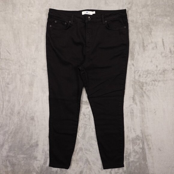 Vineyard Vines Denim - Vineyard‎ Vines High Rise Skinny Black Jeans Women's Size 33
